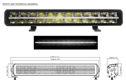 LED BAR 55см 12\24V  L3423