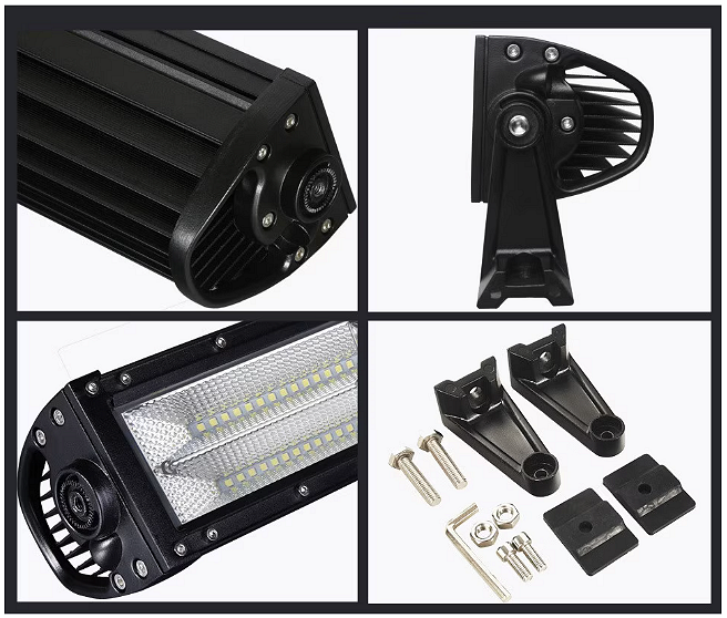СУПЕР МОЩЕН Led Bar извит 131 См 876W 7D 12V 24V