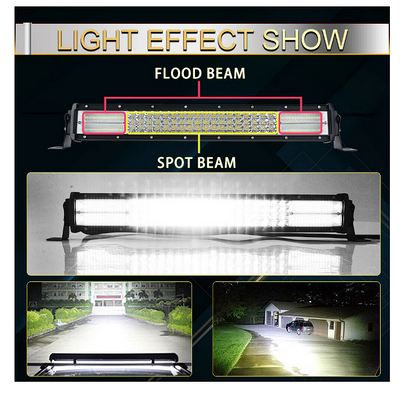 СУПЕР МОЩЕН Led Bar извит 54 СМ 336 W 7D 12V 24V