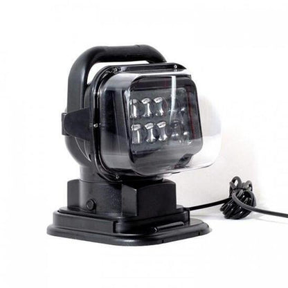 LED диоден боен фар с дистанционно, 24 см, 50 W