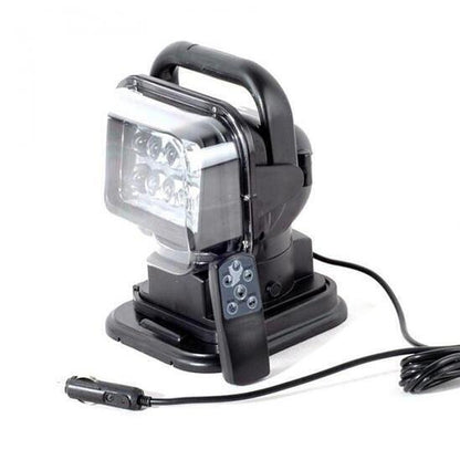 LED диоден боен фар с дистанционно, 24 см, 50 W