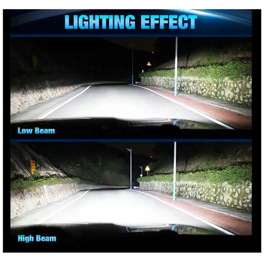 Becuri LED H7 12V 100W, 30000 lm Canbus, pentru VW Golf 6,7, Jetta 6 Touran, Tiguan, EOS, Mercedes, Sprinter, Vito, set