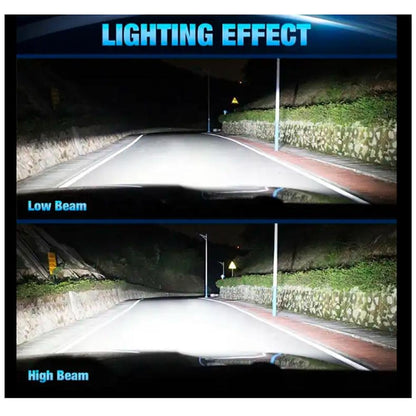 Becuri LED H7 12V 100W, 30000 lm Canbus, pentru VW Golf 6,7, Jetta 6 Touran, Tiguan, EOS, Mercedes, Sprinter, Vito, set