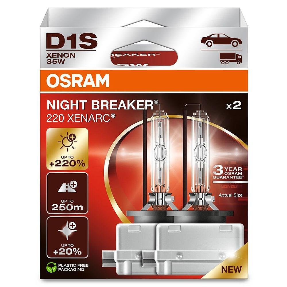 Ксенон крушка D1S, 85V 35W, Xenarc Night breaker 220, Osram