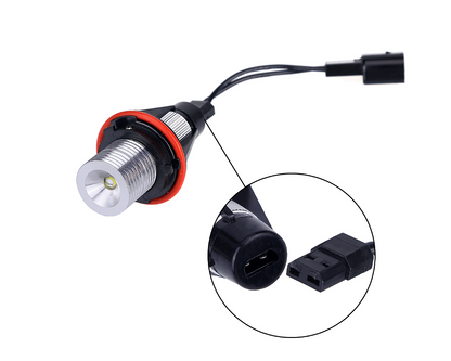 Becuri LED Angel Eyes ochi de înger 12V-24V culoare albastru pentru BMW cu Canbus fără erori