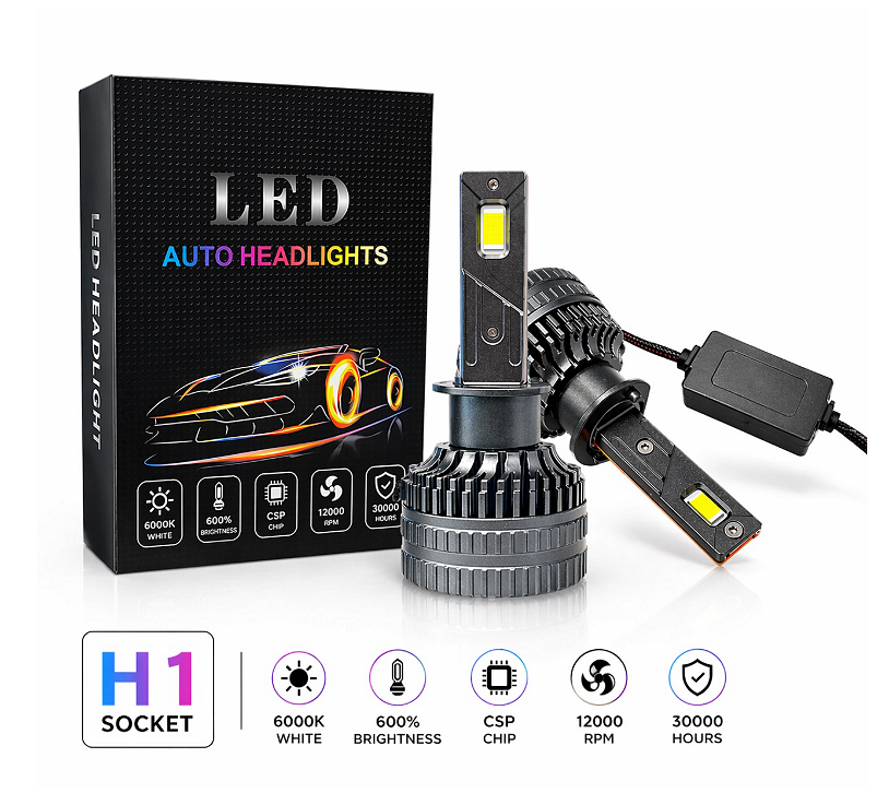 LED крушки H1 – 12V-24V 60W 6500LM 6000K CANBUS без грешки
