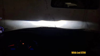 Led крушки H11 / H8 / H9 Streetech модел STN1 за фарове 65W - Canbus 6000K - 1700% повече светлина