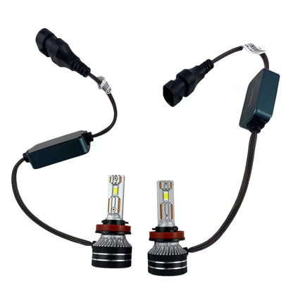 LED Bulbs H11 / H8 / H9 Streetech model STN2 for headlights 45W - Canbus 6000K - 1500% more light