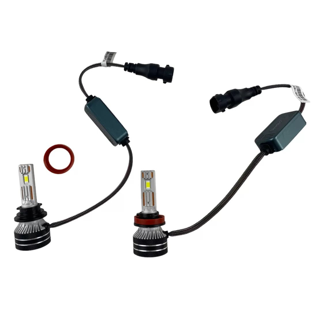 LED Bulbs H11 / H8 / H9 Streetech model STN2 for headlights 45W - Canbus 6000K - 1500% more light