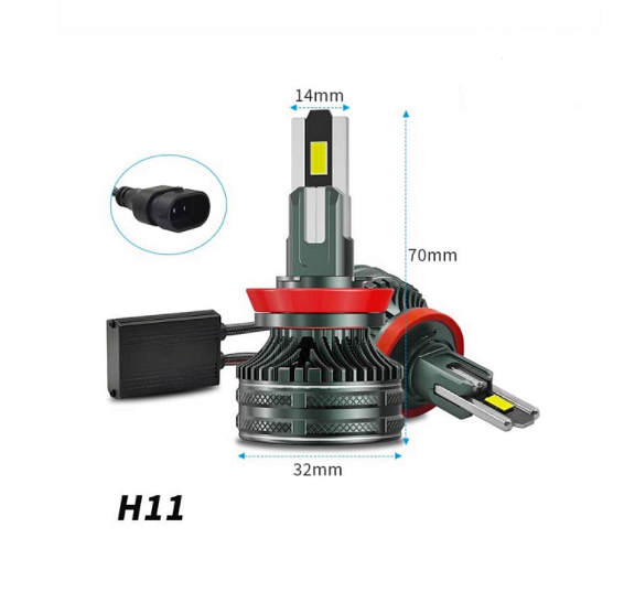 LED Крушки H11/H8/H9 100w 10000LM,12-24v canbus