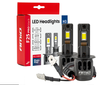 LED Крушки H3 AMIO 68W 12-24V