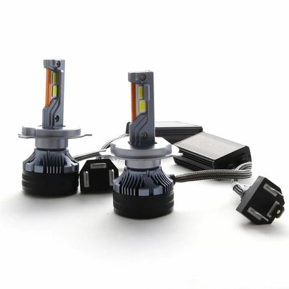 Led крушки H4 Streetech модел STN1 за фарове 65W - Canbus 6000K - 1700% повече светлина