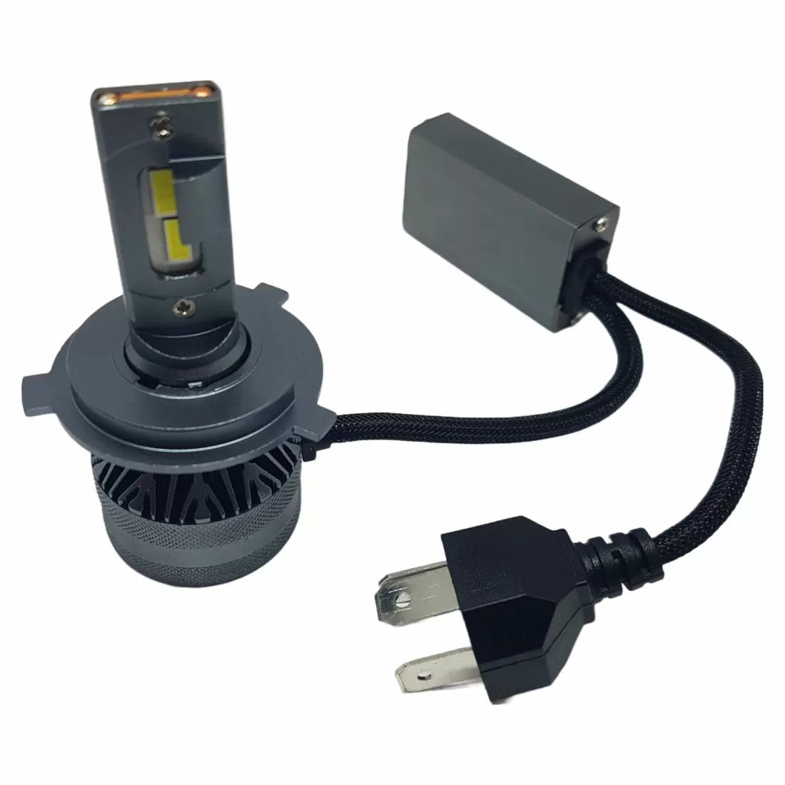 Led крушки H4  за фарове 55W - Canbus 6000K - 1500% повече светлина