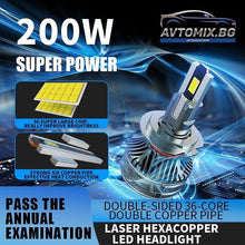 LED Крушки H7 100w 10000LM,12-24v canbus