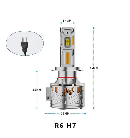LED крушки H7 160W 10000LM,12-24V Canbus