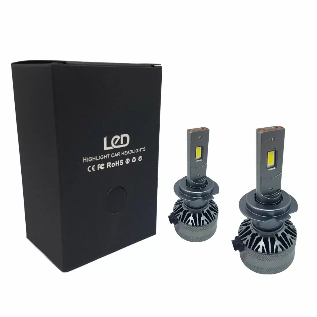 Led крушки H7 за фарове 55W - Canbus 6000K - 1500% повече светлина
