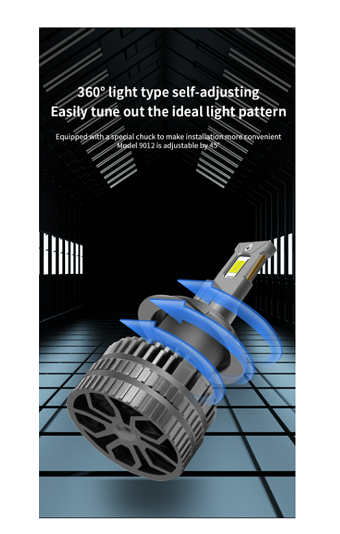 LED Bulbs HB3 - 12V-24V 60W 6500LM 6000K CANBUS Error Free