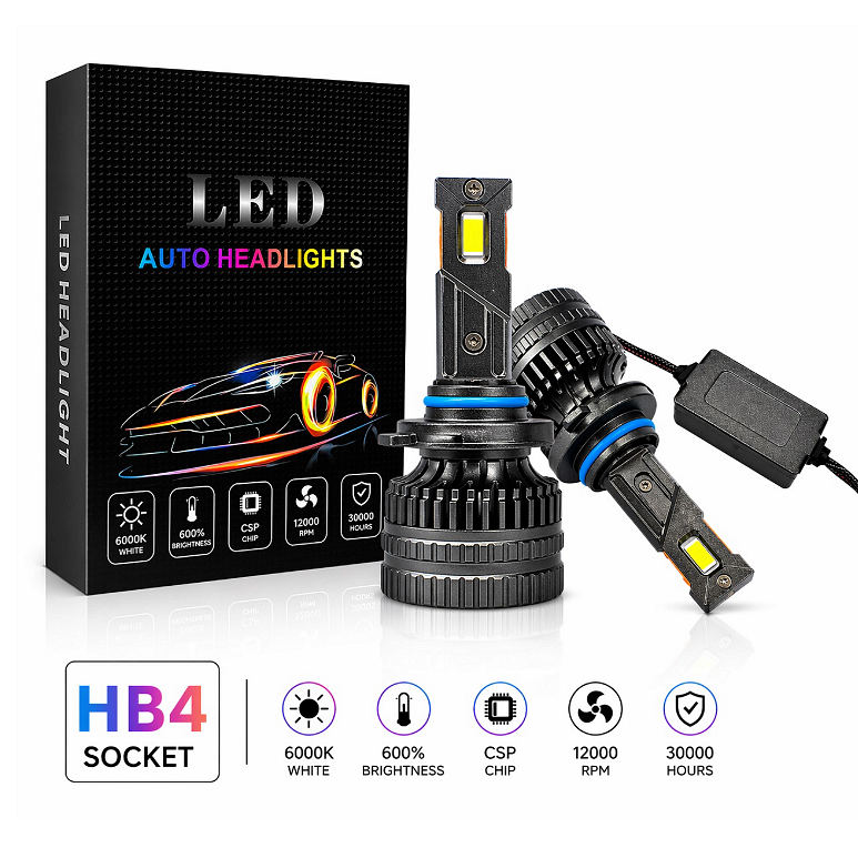 LED крушки HB4 – 12V-24V 60W 6500LM 6000K CANBUS без грешки