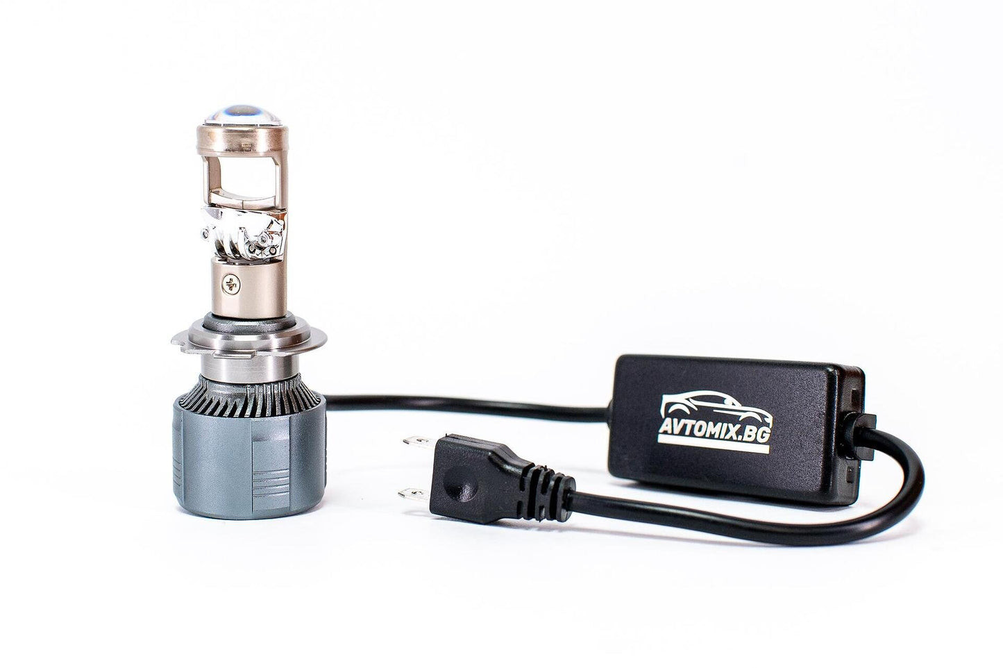LED Крушки H7 с лупи,12-24v canbus
