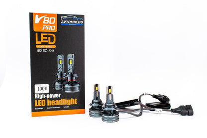 LED Крушки HB4 (9006) 100w 10000LM,12-24v canbus