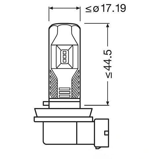LED крушки OSRAM H8 / H11 / H16