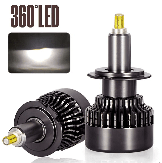 Becuri LED pentru faruri – Turbo Led H4 Canbus 360° CLASĂ SUPERIOARĂ CANBUS, Puternice /80W