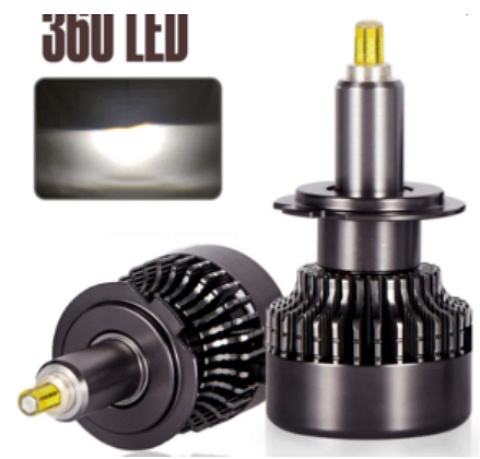 LED крушки за фарове – Turbo Led H7 Canbus 360° ВИСОК клас CANBUS,Мощни /80W