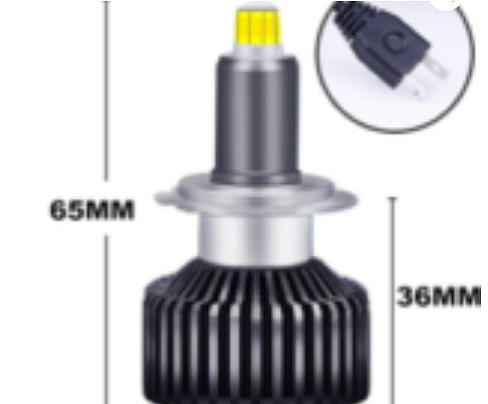 LED крушки за фарове – Turbo Led H7 Canbus 360° ВИСОК клас CANBUS,Мощни /80W