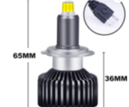 LED крушки за фарове – Turbo Led H7 Canbus 360° ВИСОК клас CANBUS,Мощни /80W
