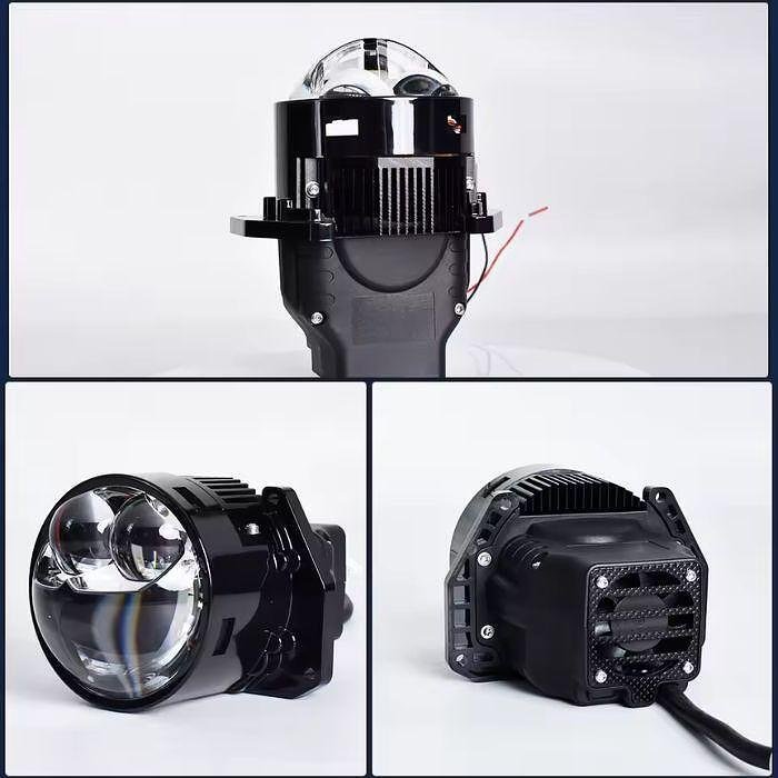 BI LED Лупи за Фар 12V 65W 3"инча 6000K  30 000 лумена
