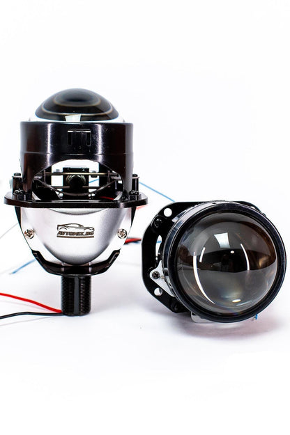 BI LED Лупи за вграждане 2.5 инча 90W 7000LM 2 бр к-т къси и дълги
