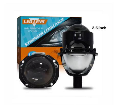BI LED Лупи за вграждане 2.5 инча 90W 7000LM 2 бр к-т къси и дълги
