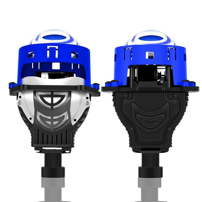 Bi-LED лупи за вграждане 24V 3.0 инча 65W, 6+3 чипа,  за дълги и къси светлини,  6000К