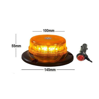LED сигнална лампа, плоска, 12-24V