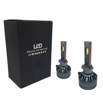 Led крушки H1 за фарове  55W - Canbus 6000K - 1500% повече светлина