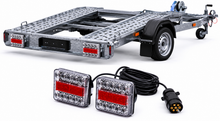 LED стопове за ремаркета и колесари, 12 V, пет функции, с магнит