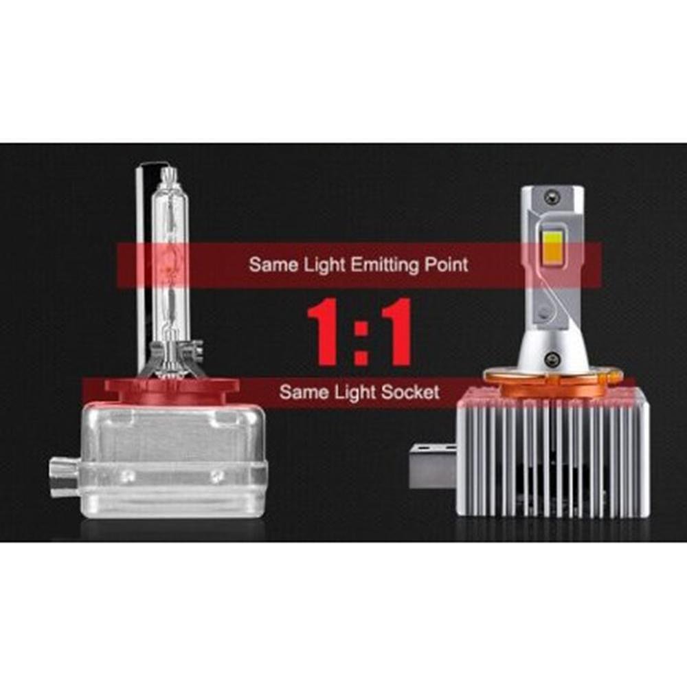 LED Xenon Bulbs D8S, 70 W, 12000 LM, Canbus D-series