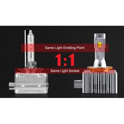 LED Xenon Bulbs D8S, 70 W, 12000 LM, Canbus D-series