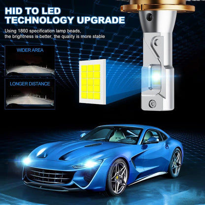 LED Xenon Bulbs D8S, 70 W, 12000 LM, Canbus D-series