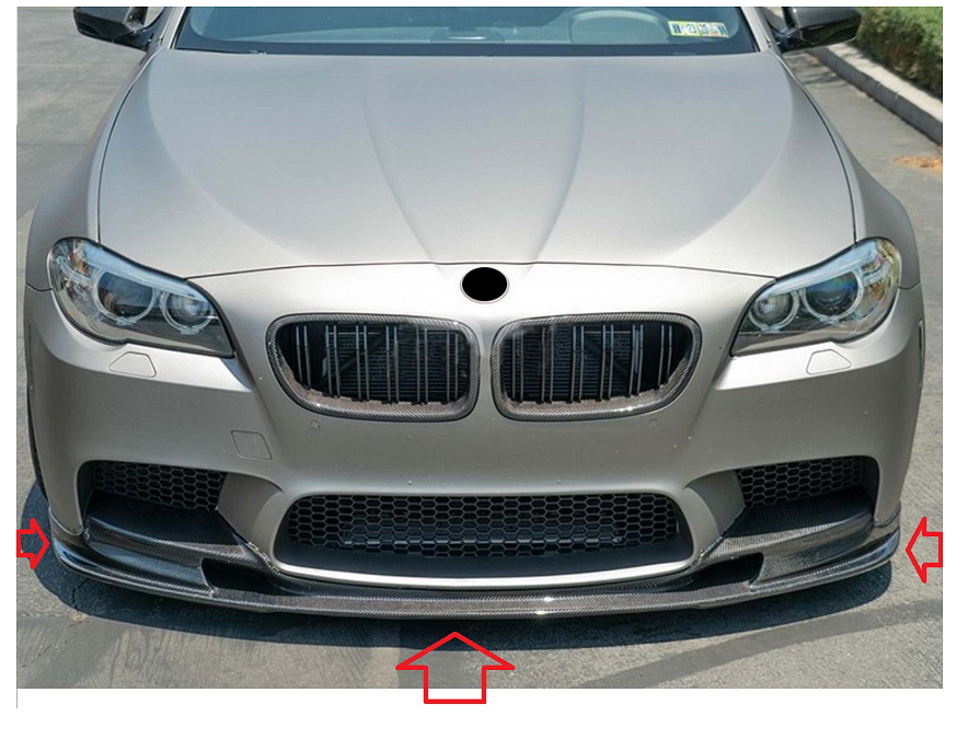 Лип спойлер за BMW-M5 F10 2010-17 ( 3части)