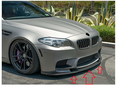 Лип спойлер за BMW-M5 F10 2010-17 ( 3части)