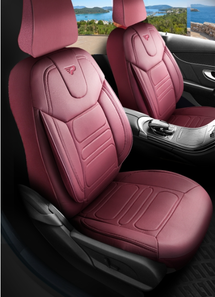 Luxurious Universal Upholstery PANDA RODOS – Eco-leather and Textile, Bordeaux