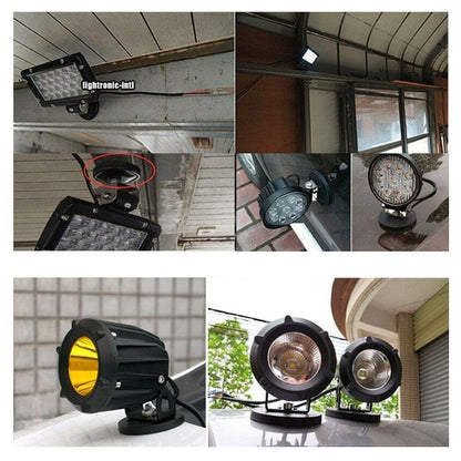 Magnetic Mount for LED Light Bars, Pods, 88mm
