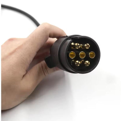 Комплект LED магнитни 16 задни светлини за ремарке, 12V, 5 функции, с кабел 7,5 м, 7 пинов, лампа за регистрационен номер, водоустойчиви