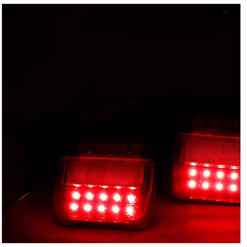 Комплект LED магнитни 16 задни светлини за ремарке, 12V, 5 функции, с кабел 7,5 м, 7 пинов, лампа за регистрационен номер, водоустойчиви