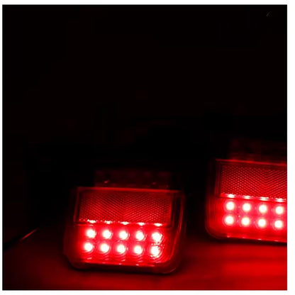 Комплект LED магнитни 16 задни светлини за ремарке, 12V, 5 функции, с кабел 7,5 м, 7 пинов, лампа за регистрационен номер, водоустойчиви