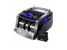 Money Counting Machine - with built-in color LCD and external LED display, 1000 notes/minute, Case included