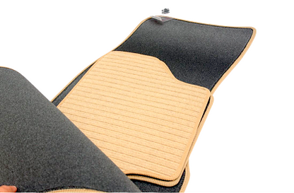 Covorașe textile pentru BMW Seria 5 E60 / E61 (2003-2010) - bej
