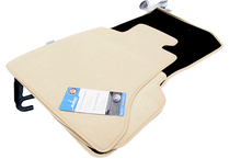 Carpet floor mats for BMW 7 Series F01 (2008-2015) - short wheelbase - beige