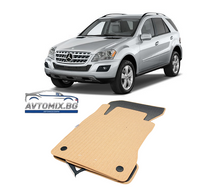 Covorașe textile pentru MERCEDES ML W164 (2005-2011) / GL X164 (2006-2012) - bej